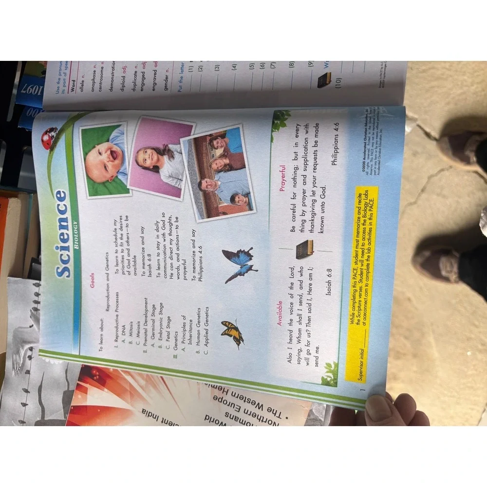 ACE Science 1107  homeschooling workbook